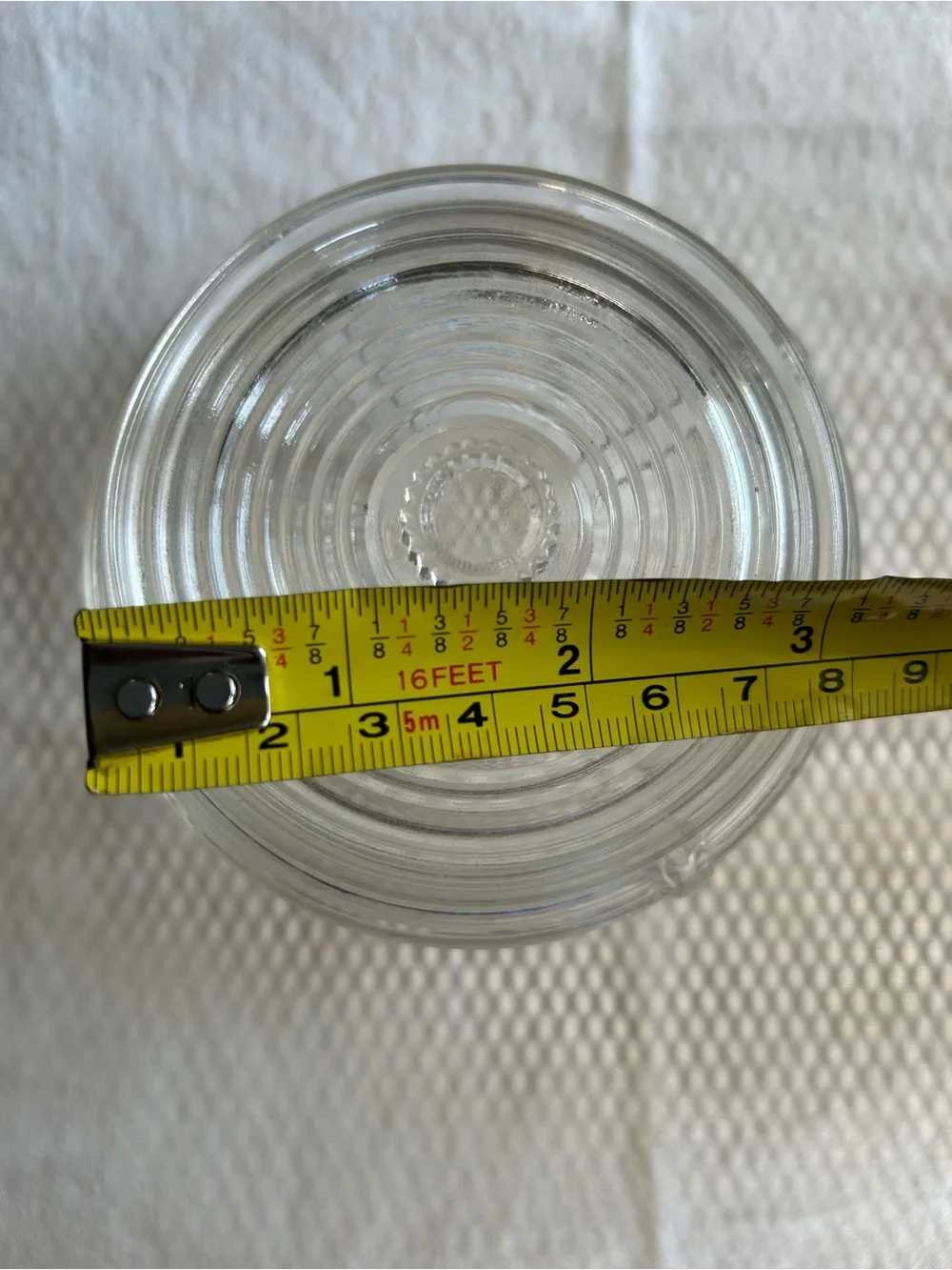 Vintage Art Deco Glass Powder Jar